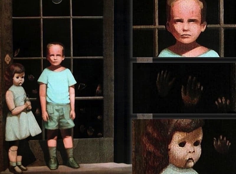Картина мальчик и кукла у стеклянной двери. Билл Стоунхэм Проклятая картина. Билл Стоунхэм руки противятся ему. Билл Стоунхэм руки сопротивляющиеся. Билл Стоунхэм руки противятся ему 1972.