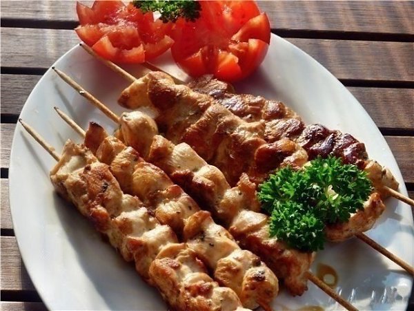 Шашлык из курицы в духовке. Ингредиенты: Филе курицы — 2 Штуки Растительное масло — 2 Ст. ложки ... - 5