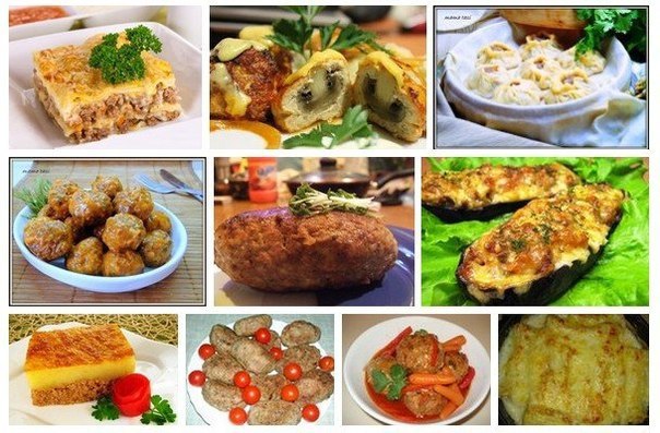 ТОР - 10 Вкуснейших блюд из фарша. Для Вас, наши самые дорогие!) 1. Лазанья Ингредиенты 200-250 г ...