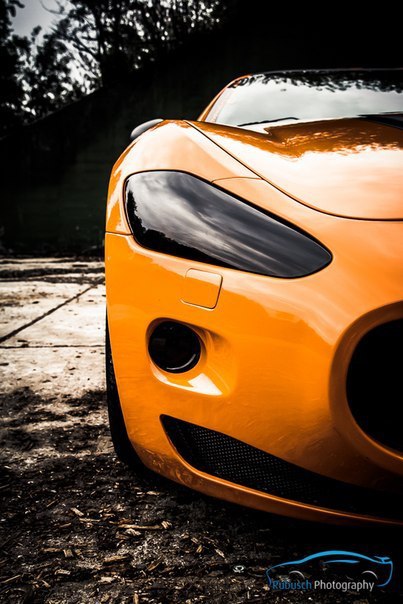 Orange Maserati GranTurismo 4.2 l SPerformance. - 7