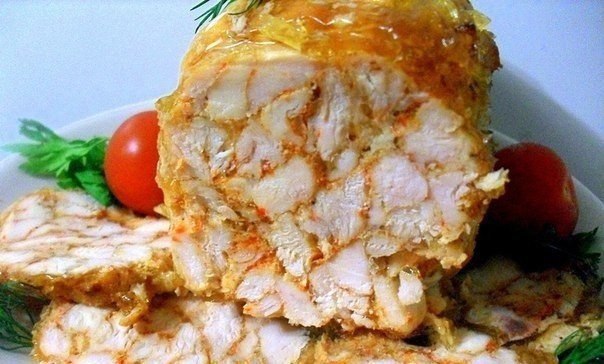 Куриный рулет
