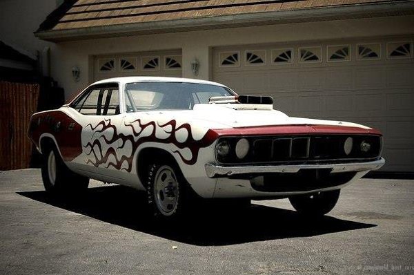 1970 Plymouth Pro Stock HEMI Cuda vintage Drag Racer