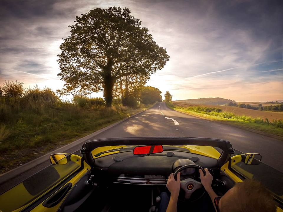 Top down sunday morning drive. Photo by Jamie Hewitt. ! <a href=