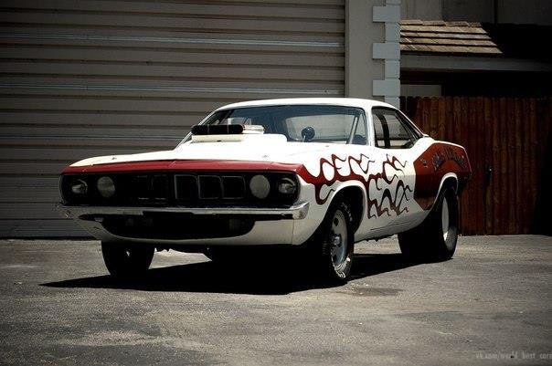 1970 Plymouth Pro Stock HEMI Cuda vintage Drag Racer - 3