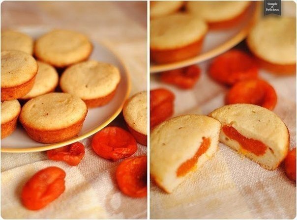 Манные кексы с курагой.Ингредиенты (~ на 10 кексиков):- 1 стакан манной крупы- 250 мл кефира- 2 ...