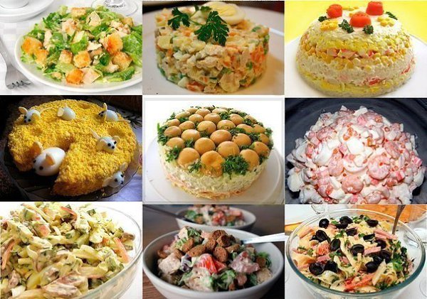 РЕЦЕПТЫ САМЫХ ВКУСНЫХ САЛАТОВ! 1. САЛАТ "НЕПТУН" Ингредиенты: -креветки-300 гр ...