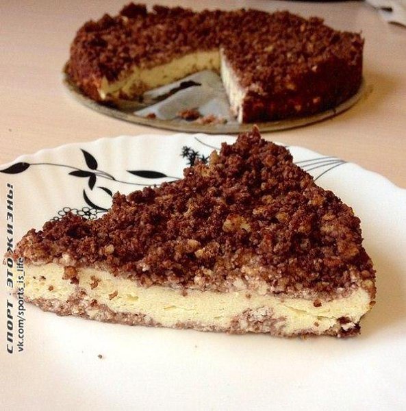 Еще больше рецептов #SPORT_рецепты@sports_is_life.Творожный тортОснова: 300гр. творога, 6 ст.ложек ...