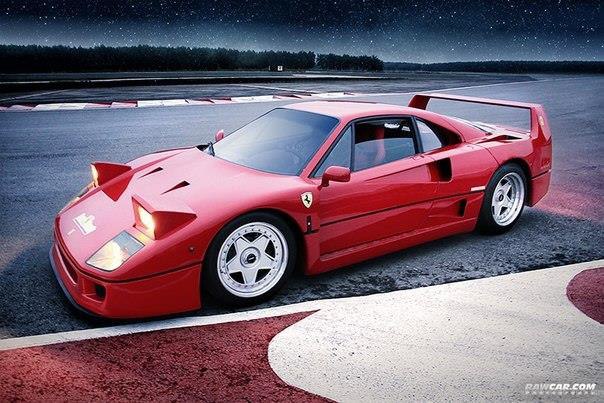 Ferrari F40.