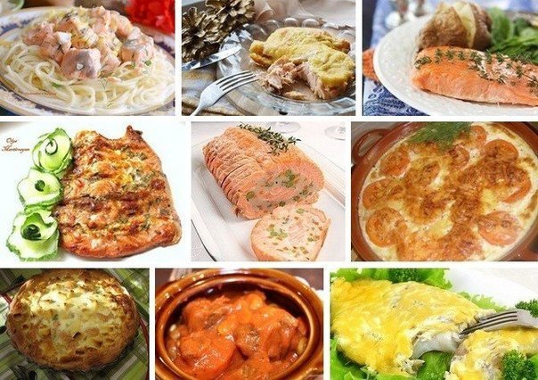 9 рецептов вкусных блюд из рыбы.рыба1. СЁМГА В СЛИВОЧНО-ЧЕСНОЧНОМ СОУСЕИнгредиенты:Семга 500 ...