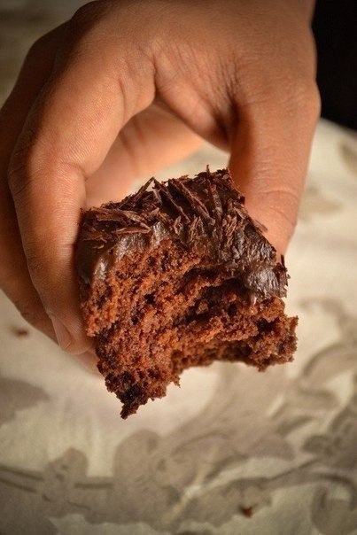 Супер-влажный шоколадный пирог (без яиц).Ингредиенты:1,5 стакана муки3 ст. ложки какао-порошка1 ч. ...