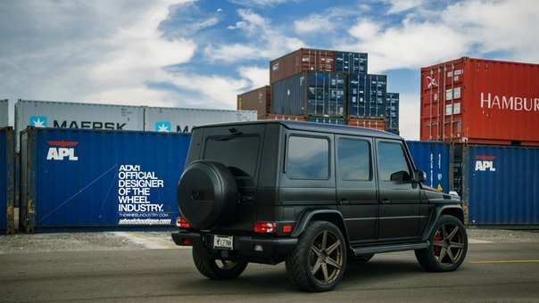 Mercedes G63 AMG on ADV6 - 2