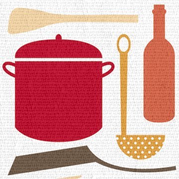 Кухонные принадлежности. Kitchenware. Barbecue - барбекю, мангал Bowl - миска Bread basket - ...