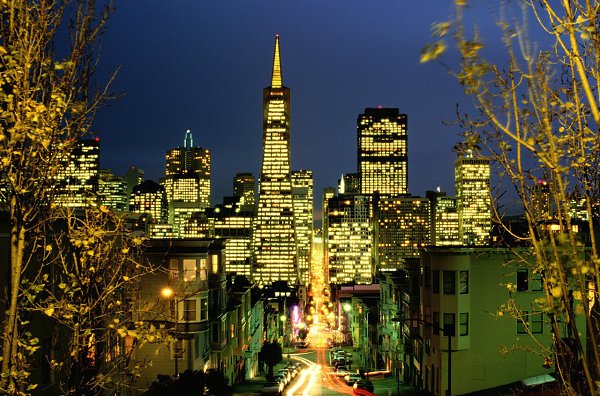 San Francisco Skyline, CA 1990s