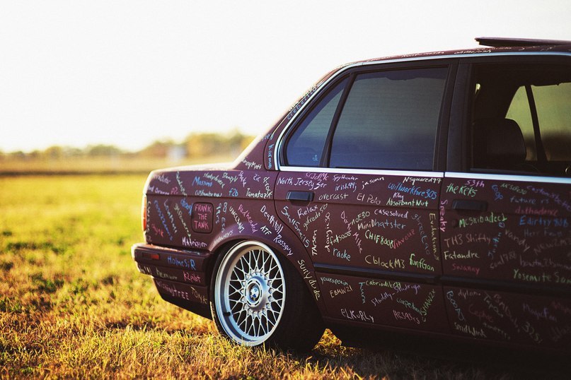 BMW Chalkboard E30. - 7