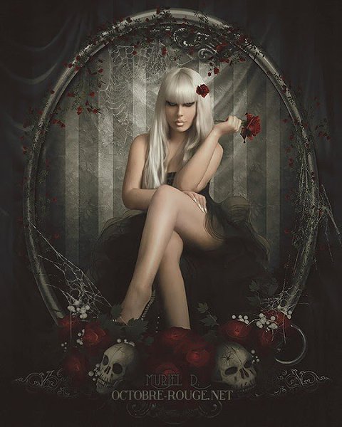 Октобре- Руж (Octobre-Rouge) цифровая фотохудожница в настоящее время живет и работает в городе Тур, ... - 2