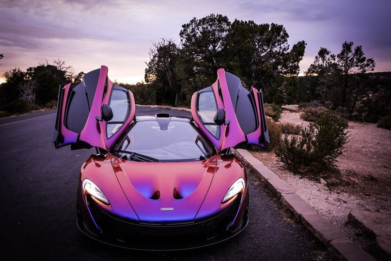 Purple McLaren P1