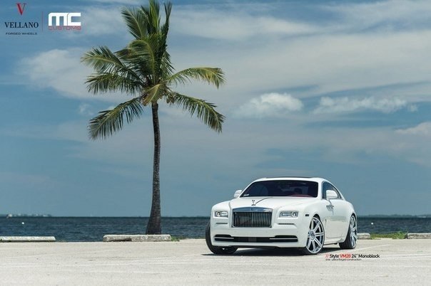 White Rolls-Royce Wraith Looks Stunning on Vellano - 6