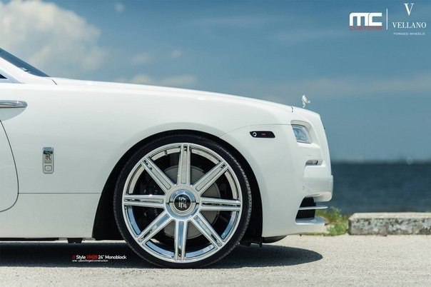 White Rolls-Royce Wraith Looks Stunning on Vellano - 8