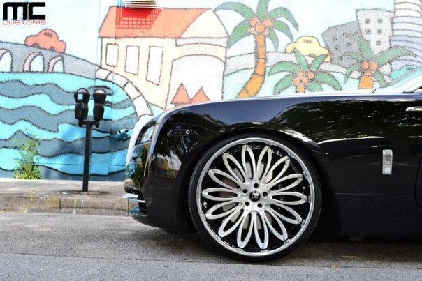 Rolls Royce Wraith On 24-Inch Lexani Forged Wheels. - 3