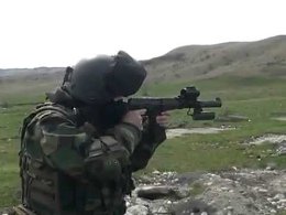Стрельба из автомата "Вал"