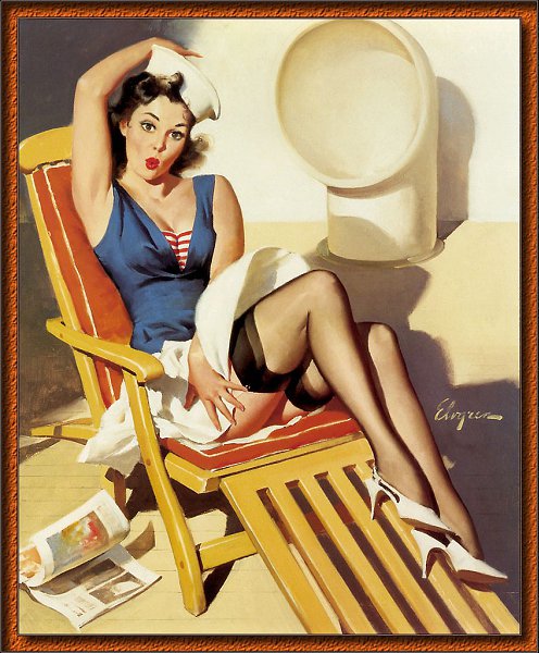 18+ PIN UP - GIL ELVGREN Джил Элвгрен (англ. Gil Elvgren, урождённый Gillette Elvgren, 15 марта 1914 ... - 125
