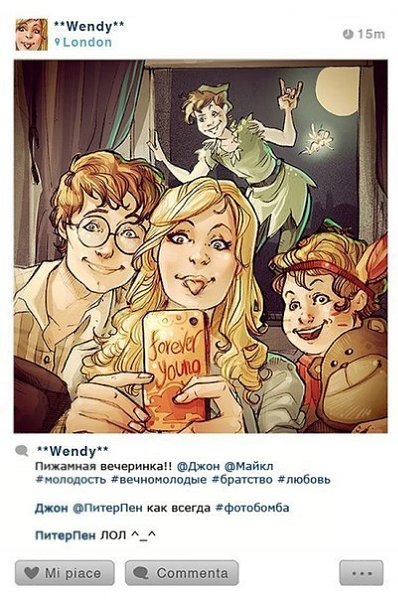 Если бы у героев «Диснея» был Instagram - 3