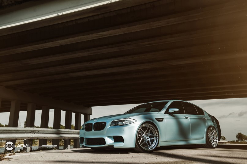 BMW M5 (F10) on ADV.1 Wheels. - 5