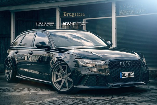 Audi RS6 Avant on ADV.1 Wheels