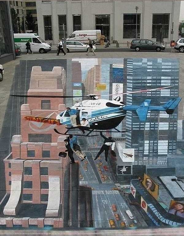 3D illusion.  1 - 10