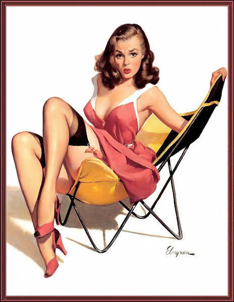 18+ PIN UP - GIL ELVGREN Джил Элвгрен (англ. Gil Elvgren, урождённый Gillette Elvgren, 15 марта 1914 ... - 95