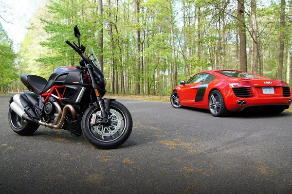 Audi R8 & Ducati Diavel Carbon. - 7