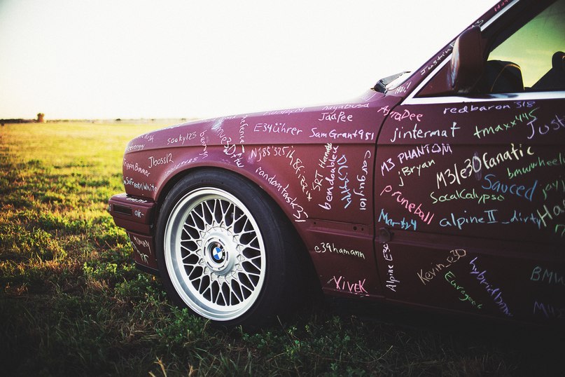 BMW Chalkboard E30. - 4