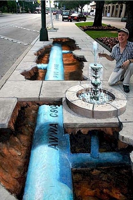 3D illusion.  1 - 8