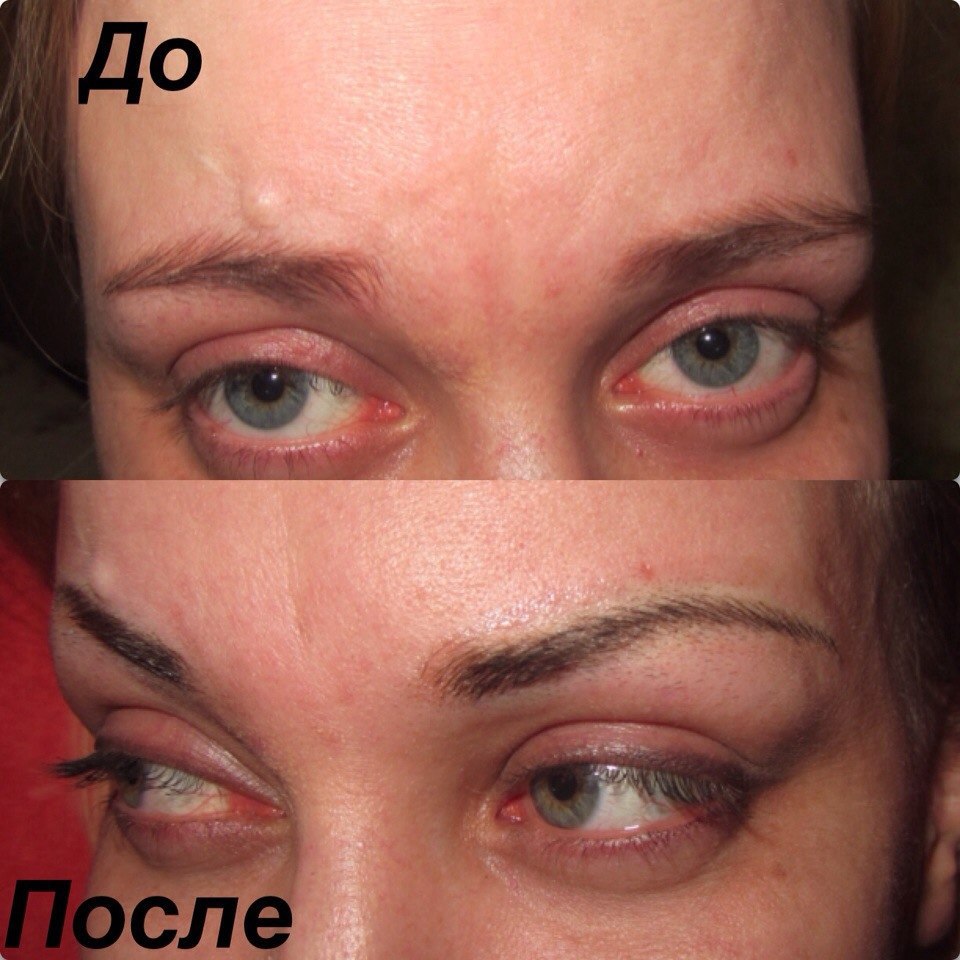 Эффект созданных бровей сохраняется на более длительный период. Эта процедура более деликатная. ...