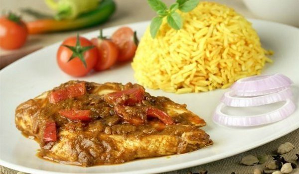 Курица Карри.Ингредиенты:2 куриных грудкиполовинка зеленого перца3 ч.л. порошка карри1 луковица2 ...