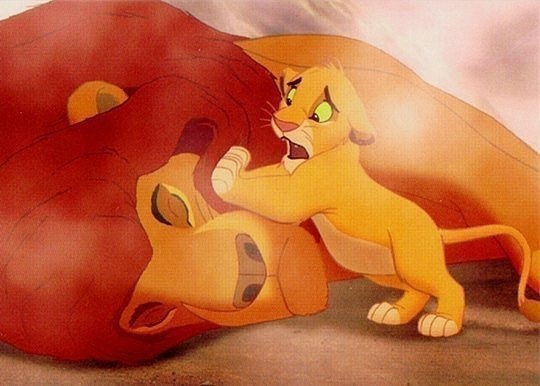 Ты обещал всегда быть со мной, а тебя нет. «Король Лев»