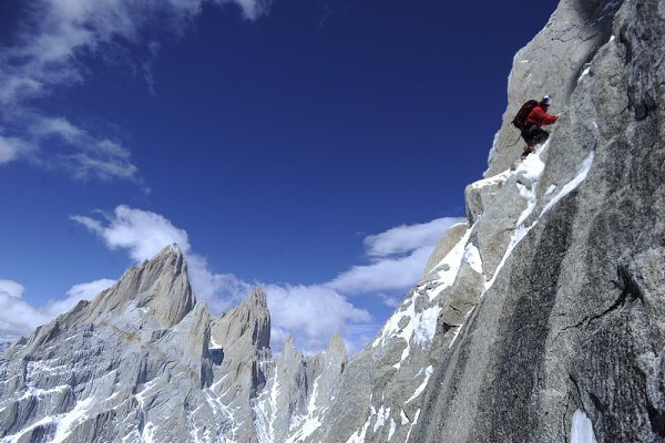 David Lama free-climbing Cerro Torre's southeast ... - 2