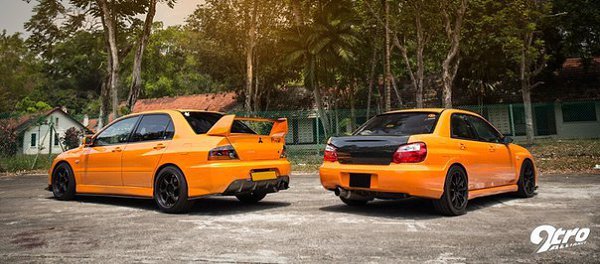 Mitsubishi Lancer Evolution IX & Subaru Impreza WRX STi. - 2