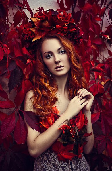 Сюрреалистические портреты девушек от Karolina Ryvolova - 35