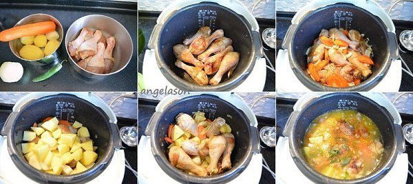 ТУШЕНАЯ КАРТОШКА С КУРИЦЕЙ В МУЛЬТИВАРКЕ.Ингредиенты:куриные ножки - 7-8 шт(или 1 курица)картофель - ... - 2