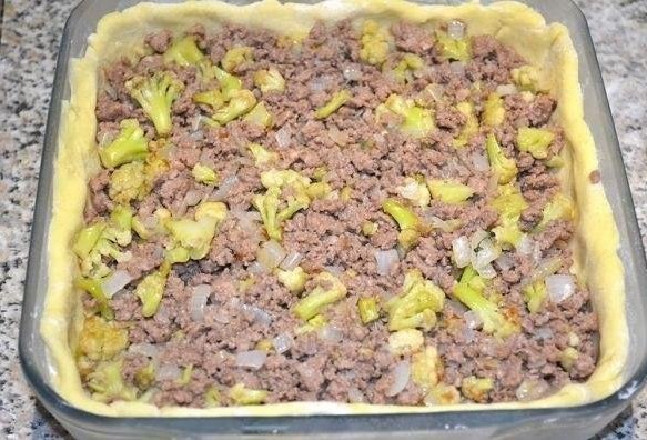 ОТКРЫТЫЙ МЯСНОЙ ПИРОГ.(из картофельного теста)Ингредиенты:Для теста: 200 г картофеля (одна большая ... - 5