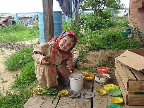 Хорошо было в детстве - кончились деньги, нарвала листочков и опять богатая))