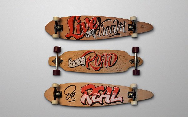 Леттеринг на предметах, автор Панко Сассано.#awd_lettering via ... - 2
