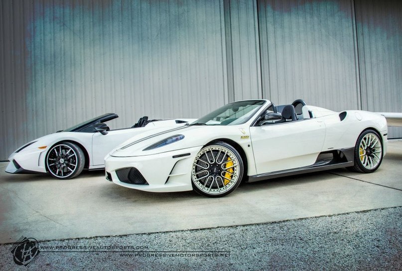 Lamborghini Gallardo Spyder & Ferrari 430 Scuderia Spider.