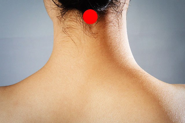 Точка Фэн-Фу и омоложение организма. Методика заключается в следующем: нужно прикладывать кубик льда ...