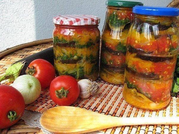 Баклажаны в медовом маринаде. Очень нежная и вкусная закуска! Из-за небольшого содержания уксуса ...
