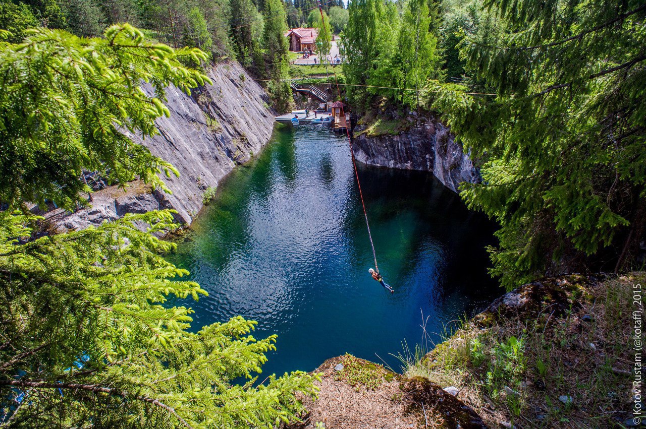 Горный парк Рускеала троллей