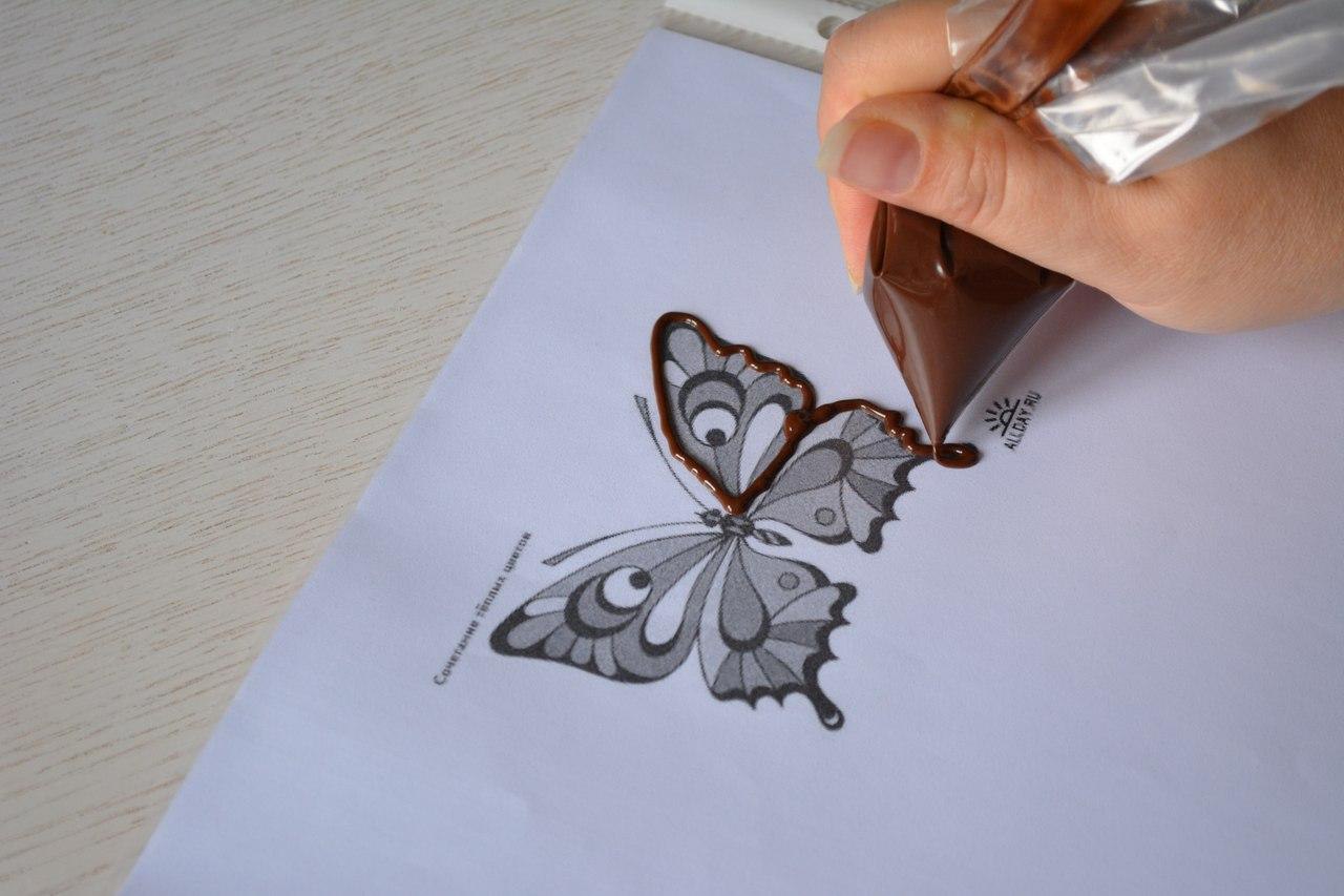 Трафарет для выпечки «Бабочки», 30 × 35 см 5115485