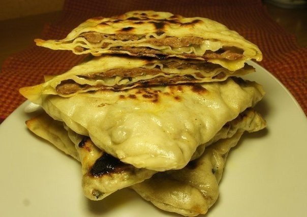 Китайские лепешки с мясом-безумно вкусные и сочные! Ингредиенты: Для теста: Теплая вода - 240 мл ...
