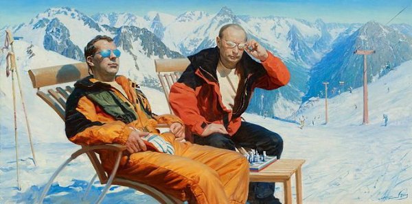 Очень актуальная тема, которую выбрал русский художник Александр Акопов под названием "О ... - 3